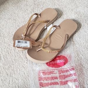 Women's Havaianas Glitter Flip Flops